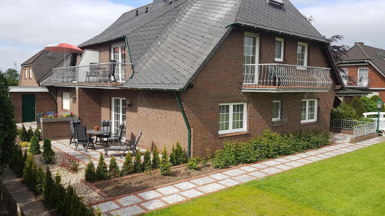 Hausnordlicht Fewo 1 Dornum Bagian luar foto